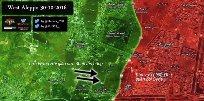 Quân đội Syria giành lại được một quận phía Tây Aleppo - VIDEO ảnh 1