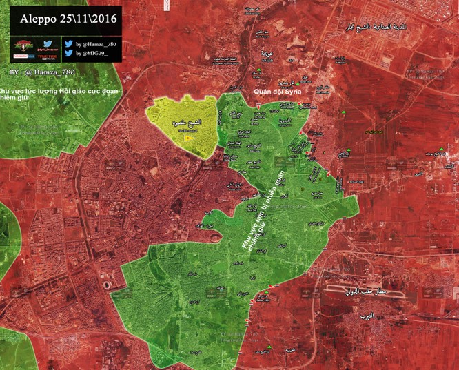Video chiến sự Aleppo: Quân đội Syria quét sạch phiến quân tại quận then chốt ảnh 1
