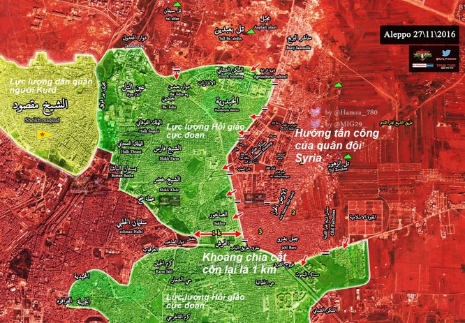 Quân đội Syria đánh chiếm thêm một quận ở đông Aleppo ảnh 1