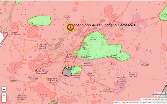 Phiến quân Syria đầu hàng, giao nộp thành phố Al-Tal ảnh 1