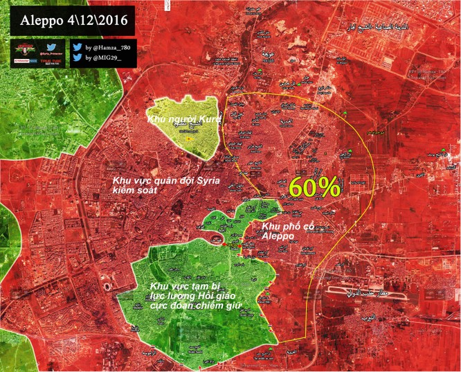 Quân đội Syria chia cắt lực lượng thánh chiến trong khu phố cổ Aleppo - VIDEO ảnh 1
