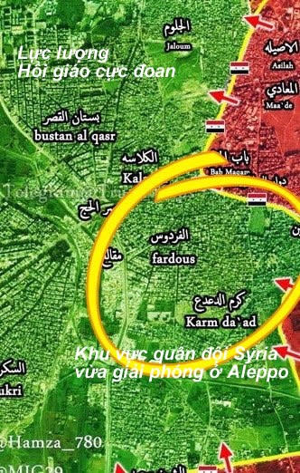 Chiến sự Aleppo: Quân đội Syria dồn phiến quân vào tử địa (video) ảnh 1