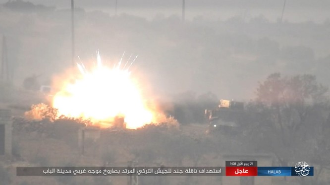 Quân Thổ Nhĩ Kỳ thảm bại trước IS trong trận chiến al-Bab, Aleppo (video) ảnh 4