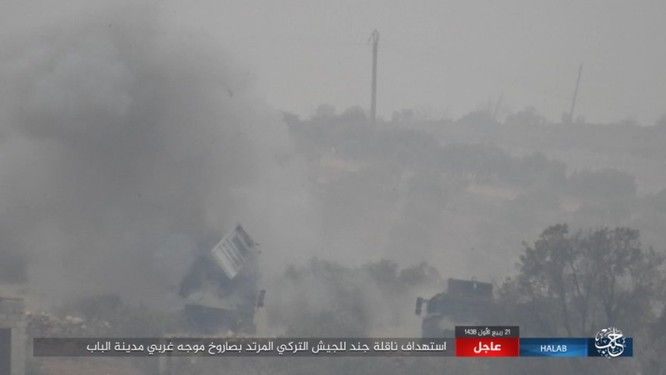 Quân Thổ Nhĩ Kỳ thảm bại trước IS trong trận chiến al-Bab, Aleppo (video) ảnh 5