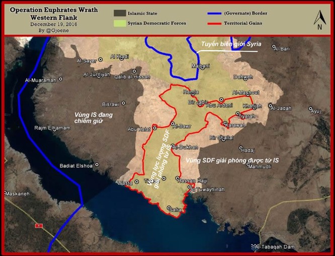 Chiến sự Syria: Người Kurd chiếm hơn 50 làng, tiến sát thành trì IS ảnh 1