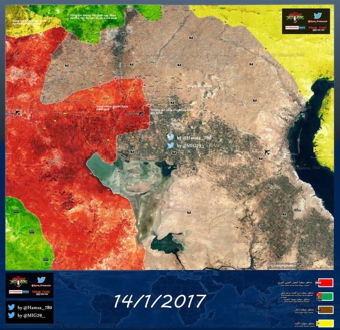 Không quân Nga ồ ạt “dọn đường” cho quân đội Syria tấn công IS ảnh 1
