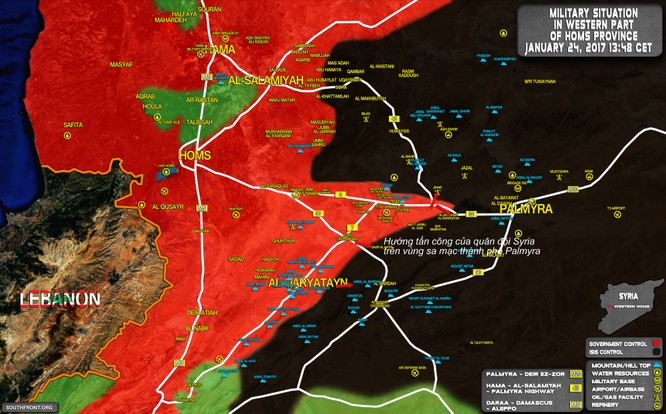 "Hổ Syria", Vệ binh cộng hòa tấn công cô lập IS ở Palmyra ảnh 1