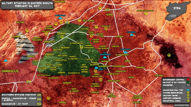 Quân đội Syria đánh bật cuộc tấn công lớn của phiến quân ở ngoại vi Damascus ảnh 1