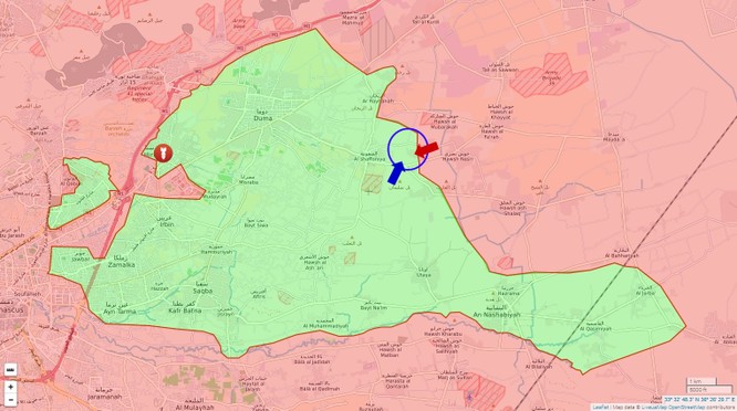 Phiến quân thánh chiến phản công trong khu vực Đông Ghouta ảnh 1