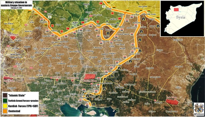 Quân đội Syria nổ súng giáng trả lực lượng Thổ Nhĩ Kỳ ở Al-Bab ảnh 1