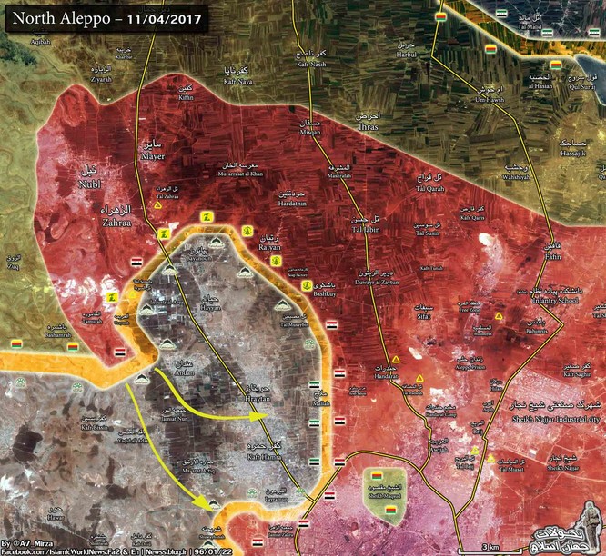 Quân đội Syria ác chiến phiến quân Hồi giáo ở tây Aleppo ảnh 2