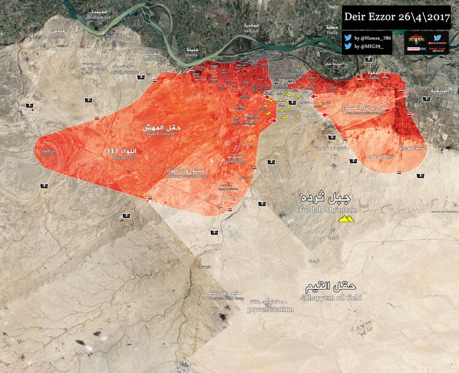 Chảo lửa Deir Ezzor: Quân đội Syria ác chiến phá vây, diệt hàng chục chiến binh IS (video) ảnh 1