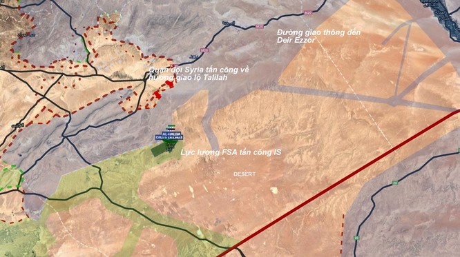 Chiến sự Palmyra: Quân đội Syria tiếp tục tấn công IS ảnh 1