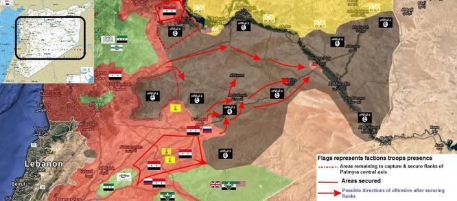 Quân đội Syria và đồng minh tiến đánh dữ dội về Deir Ezzor ảnh 1