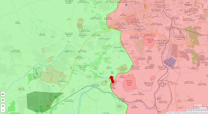 Quân đội Syria tấn công phe thánh chiến cố thủ tây bắc Aleppo ảnh 1
