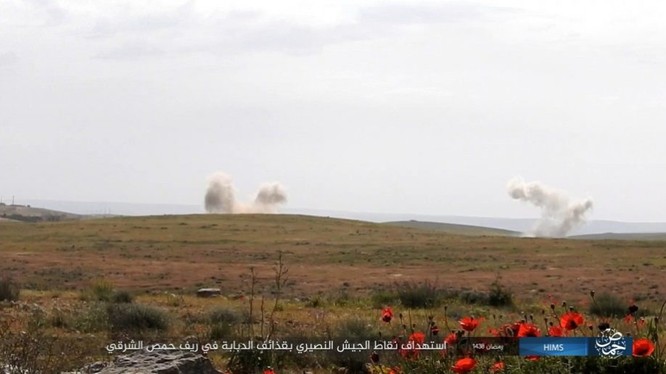 Chiến sự Syria: Quân Assad ồ ạt tiến đánh cứ địa IS và sân bay Homs ảnh 4