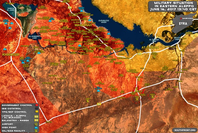 “Hổ Syria" ồ ạt nghiền nát IS, giải phóng mỏ dầu và 5 cứ điểm ở Raqqa ảnh 1