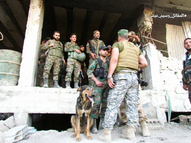 Vệ binh Syria giáng đòn vào chiến tuyến thánh chiến ngoại ô Damascus ảnh 5