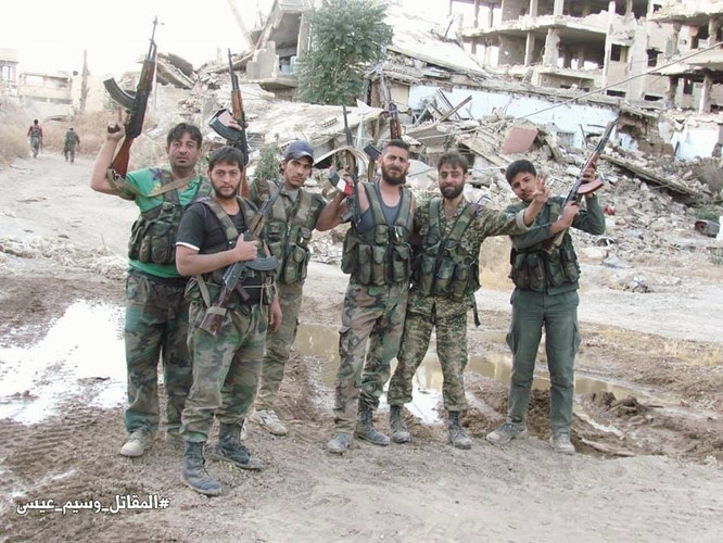 Vệ binh Syria giáng đòn vào chiến tuyến thánh chiến ngoại ô Damascus ảnh 7