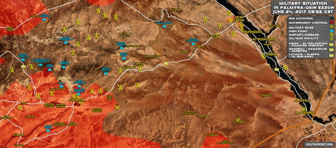 Trực thăng Nga yểm trợ, quân đội Syria sắp càn qua cửa mở Deir Ezzor ảnh 1