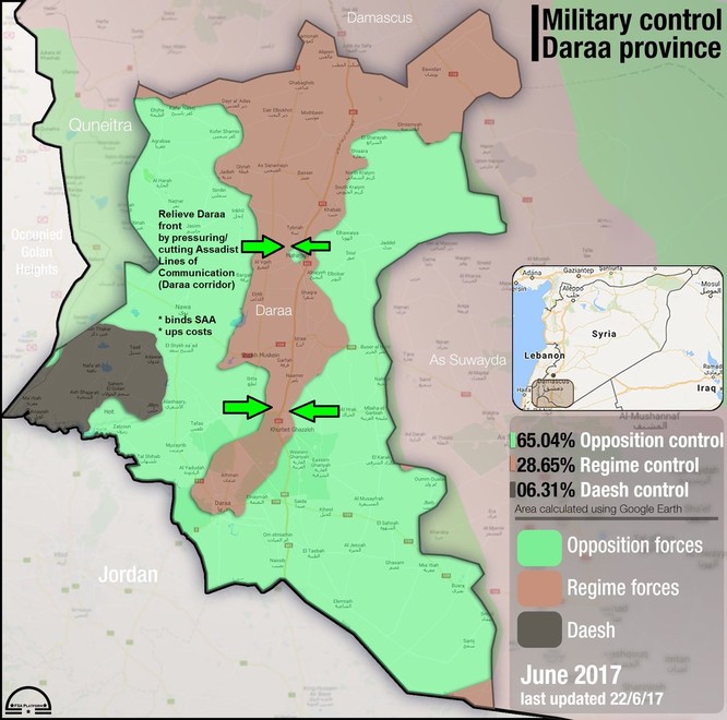 Quân đội Syria, Hezbollah dồn binh chuẩn bị đánh lớn tại Daraa (chùm video) ảnh 1