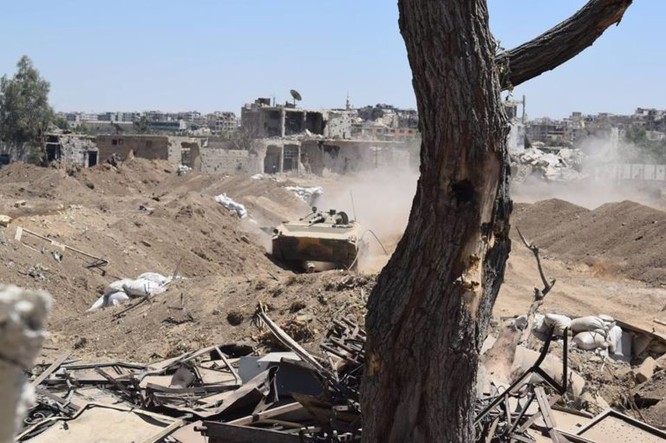 Vệ binh Syria đè bẹp phiến quân, chiếm một số địa bàn ở Damascus ảnh 6