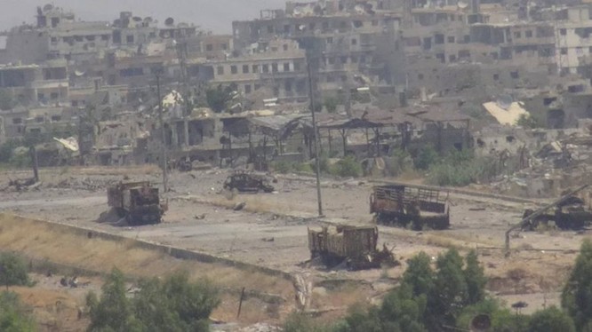 Vệ binh Syria đè bẹp phiến quân, chiếm một số địa bàn ở Damascus ảnh 9