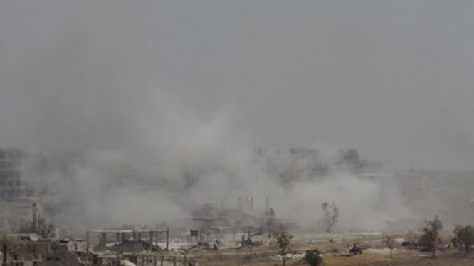 Vệ binh Syria đè bẹp phiến quân, chiếm một số địa bàn ở Damascus ảnh 12