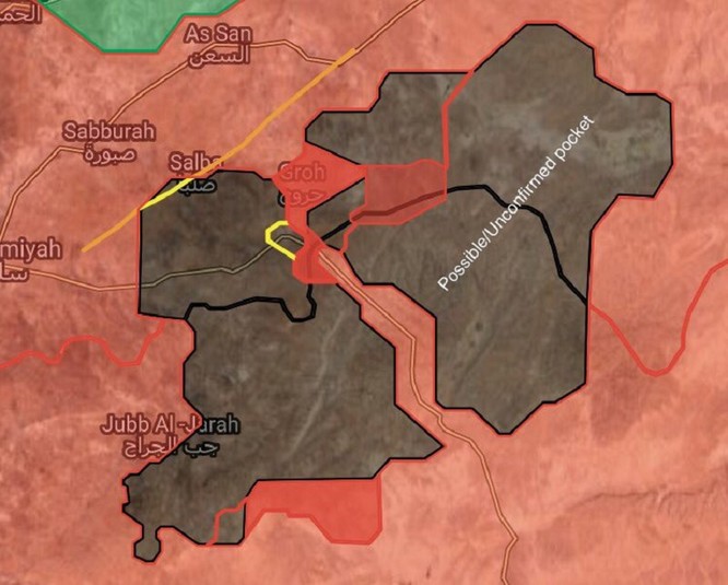 Nga dội hoả lực, quân đội Syria đè bẹp IS cố thủ thị trấn ở Hama (video) ảnh 1