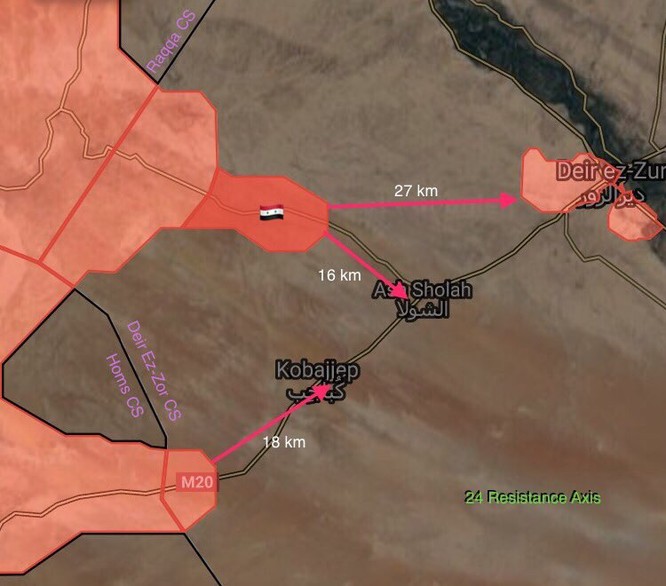 “Hổ Syria” tiến công mãnh liệt, chỉ còn cách Deir Ezzor 18 km (video) ảnh 2