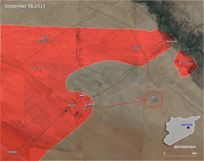 Quân đội Syria tung chiến dịch giải phóng sân bay quân sự Deir Ezzor (video) ảnh 1