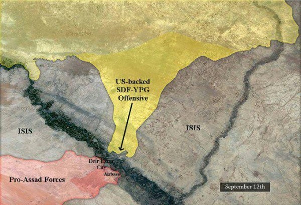 Người Kurd đe đánh quân đội Syria tại Deir Ezzor, IS “vờ” chống cự ảnh 1