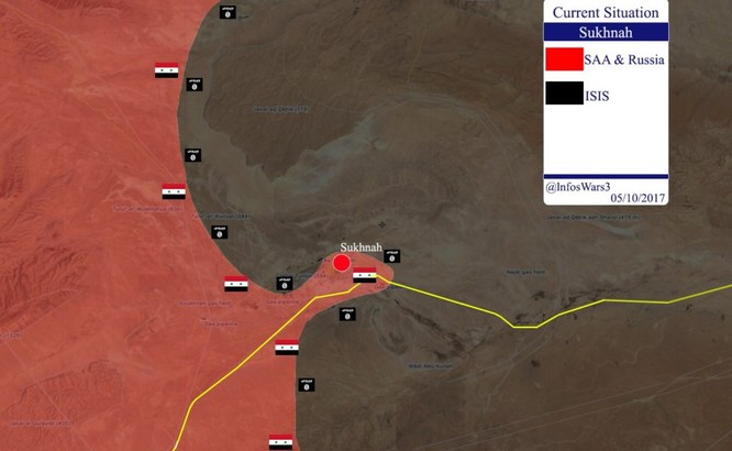 Quân đội Syria ổ ạt tấn công Deir Ezzor, IS quyết chiếm thị trấn Sukhnah tỉnh Homs ảnh 2