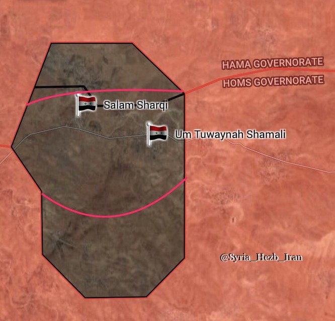Quân đội Syria đè bẹp phiến quân, chiếm 4 cứ địa trong vòng vây IS phía đông Hama ảnh 1