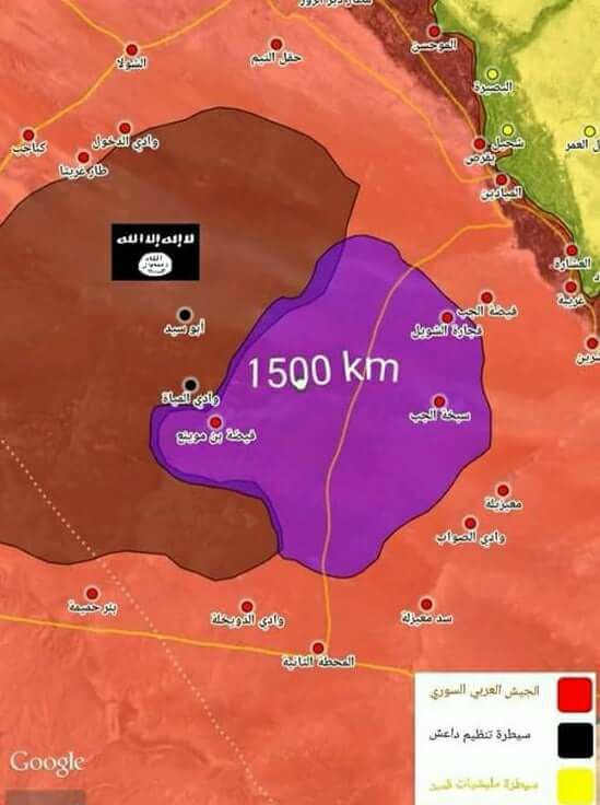 Nga yểm trợ quân Assad đè bẹp IS, chiếm 1.500 km2 sa mạc Deir Ezzor ảnh 1