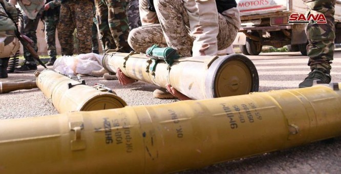 Quân đội Syria phát hiện hàng chục đầu đạn tên lửa S-75 và S-125 của “quân nổi dậy” ở Daraa ảnh 19