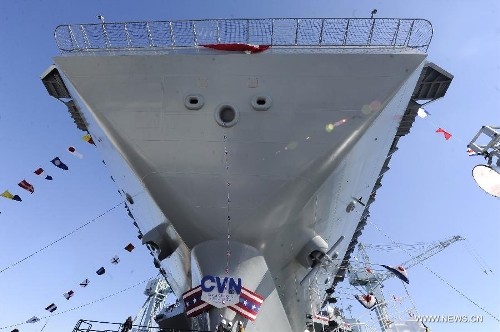 Tàu sân bay USS Gerald R. Ford CVN 78 Mỹ (ảnh tư liệu)