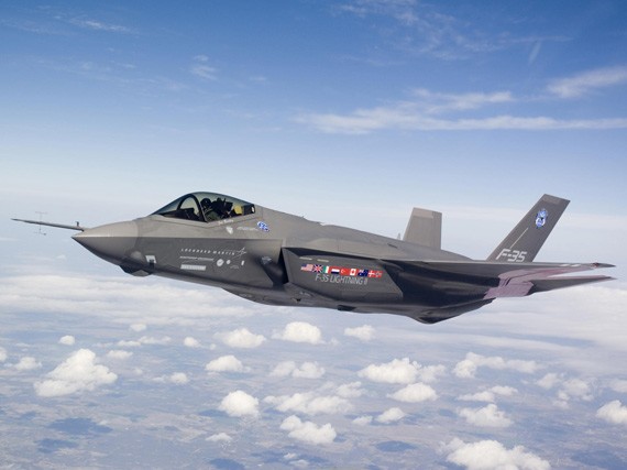 Máy bay chiến đấu F-35 do Mỹ sản xuất (ảnh tư liệu)