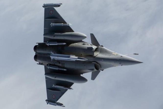 Máy bay chiến đấu Rafale Pháp lắp tên lửa hành trình hạt nhân ASMP-A. Ảnh: Tin tức Tham khảo, Trung Quốc.
