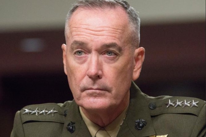 Tướng Joseph Dunford, Chủ tịch Hội đồng Tham mưu trưởng Liên quân Mỹ. Ảnh: Stripes