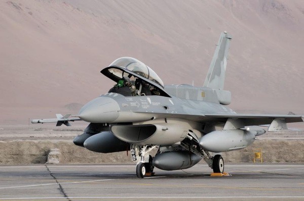 Máy bay chiến đấu F-16 do Mỹ chế tạo (ảnh tư liệu)