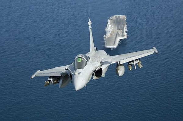 Máy bahy chiến đấu Rafale-M của Hải quân Pháp (ảnh tư liệu)
