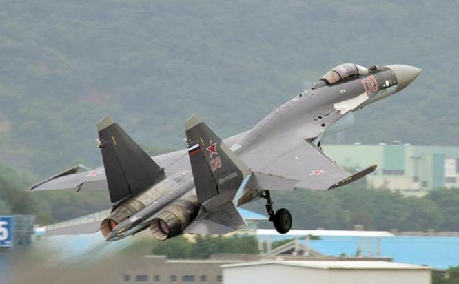 Máy bay chiến đấu Su-35 Nga. Ảnh: Chinatimes