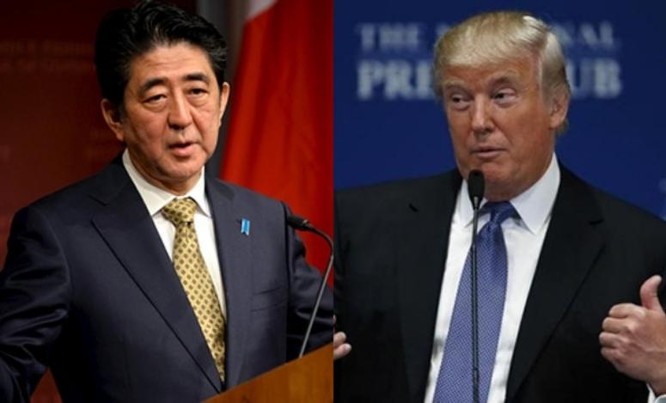 Thủ tướng Nhật Bản Shinzo Abe chuẩn bị gặp Tổng thống đắc cử Mỹ Donald Trump.