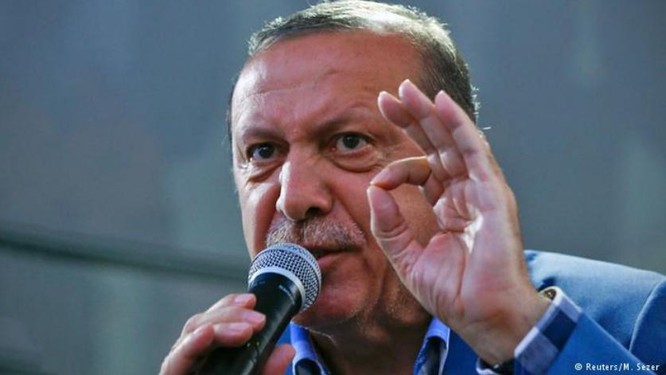 Tổng thống Thổ Nhĩ Kỳ Recep Tayyip Erdogan. Ảnh: DW