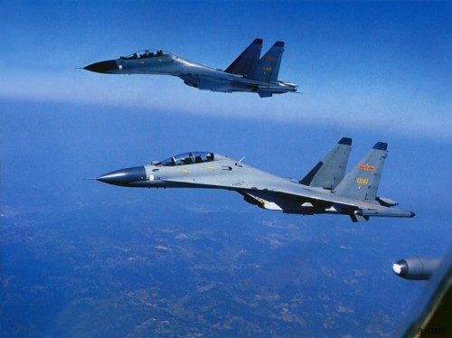 Máy bay chiến đấu Su-30MKK Không quân Trung Quốc (ảnh tư liệu)