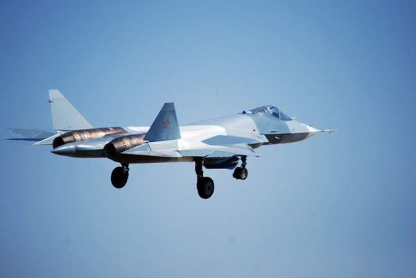 Máy bay chiến đấu tàng hình thế hệ thứ năm T-50 Nga (ảnh tư liệu)