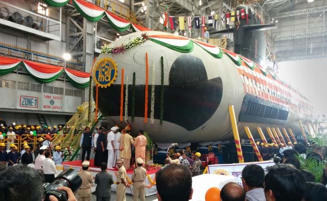 Tàu ngầm INS Kalvari lớp Scorpene Ấn Độ, công nghệ Pháp (ảnh tư liệu)
