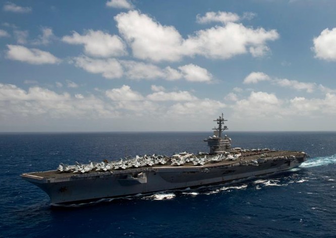 Tàu sân bay động cơ hạt nhân USS Carl Vinson Hải quân Mỹ (ảnh tư liệu)