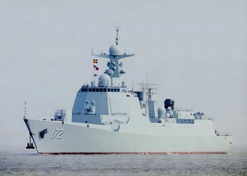 Tàu khu trục tên lửa Côn Minh Type 172, Hạm đội Nam Hải, Hải quân Trung Quốc (ảnh tư liệu)